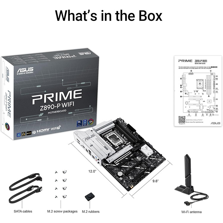 خرید مادربرد Asus Prime Z890-P WIFI - فرم ATX - چیپست Intel